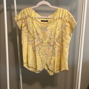 Oversized butterfly top
